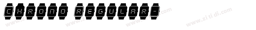 Chrono Regular字体转换